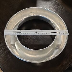 Vintage Bundt Ring Aluminum Cake Mold Made In ITALY